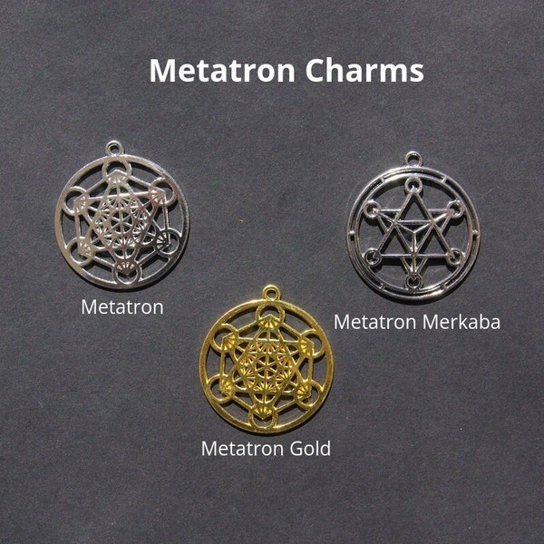 Metatron cube archangel charm necklace, 7 chakras Sacred Geometry Pendant, amulet spiritual talisman protection Jewelry gifts for men