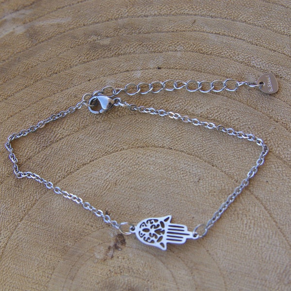 Bracelet main de fatma Egyptienne, bijoux egyptien, bracelet hamsa hand talisman protection, halloween cadeau pour elle