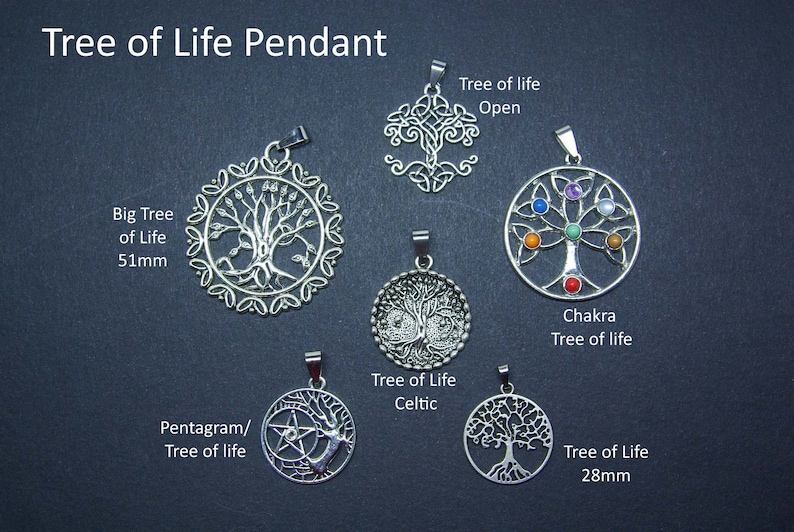 Tree of life Lace choker Necklace Personalized Spiritual Pendant Jewelry Mindfulness Gift For girl Reiki Charm Meditation Yoga Necklace