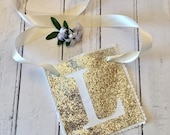 Silver Glitter Hen Party L Plate, Hen party favours, Bride to be L Plate, Hen party gift, Bride to be gift