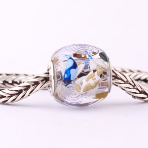 Chronicles Crystal Charm "Koi Carps", handgemaakte charme voor armbanden, zomersieraden voor haar, cadeau voor Pandora-liefhebbers