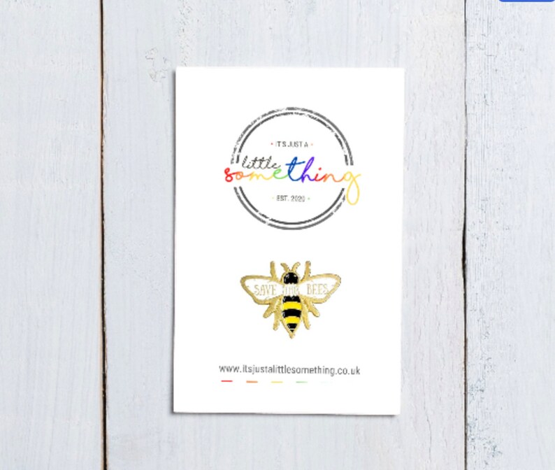 Save the Bees pin badge image 2