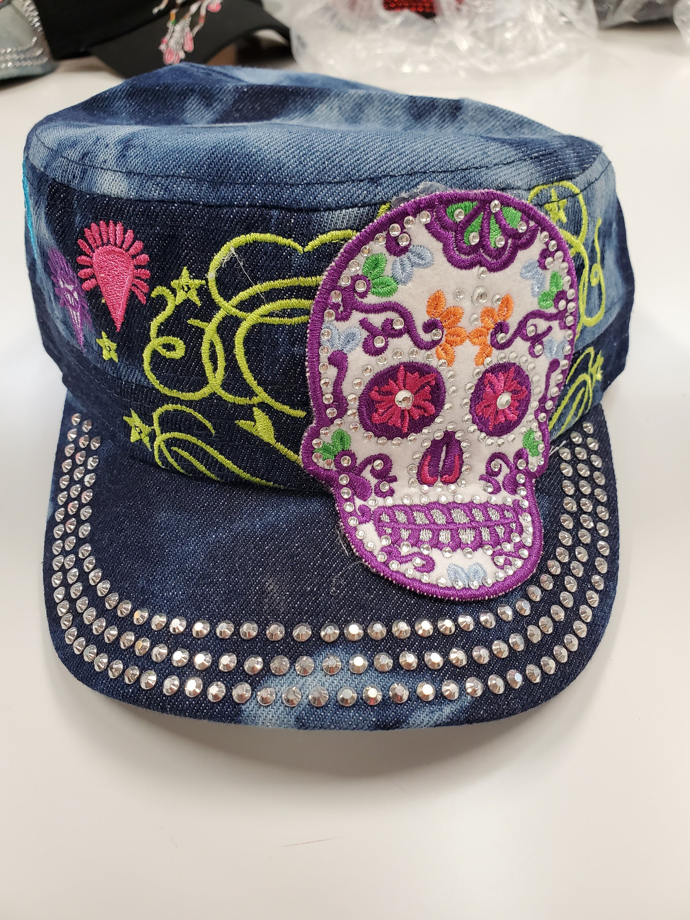 mexican skull cap