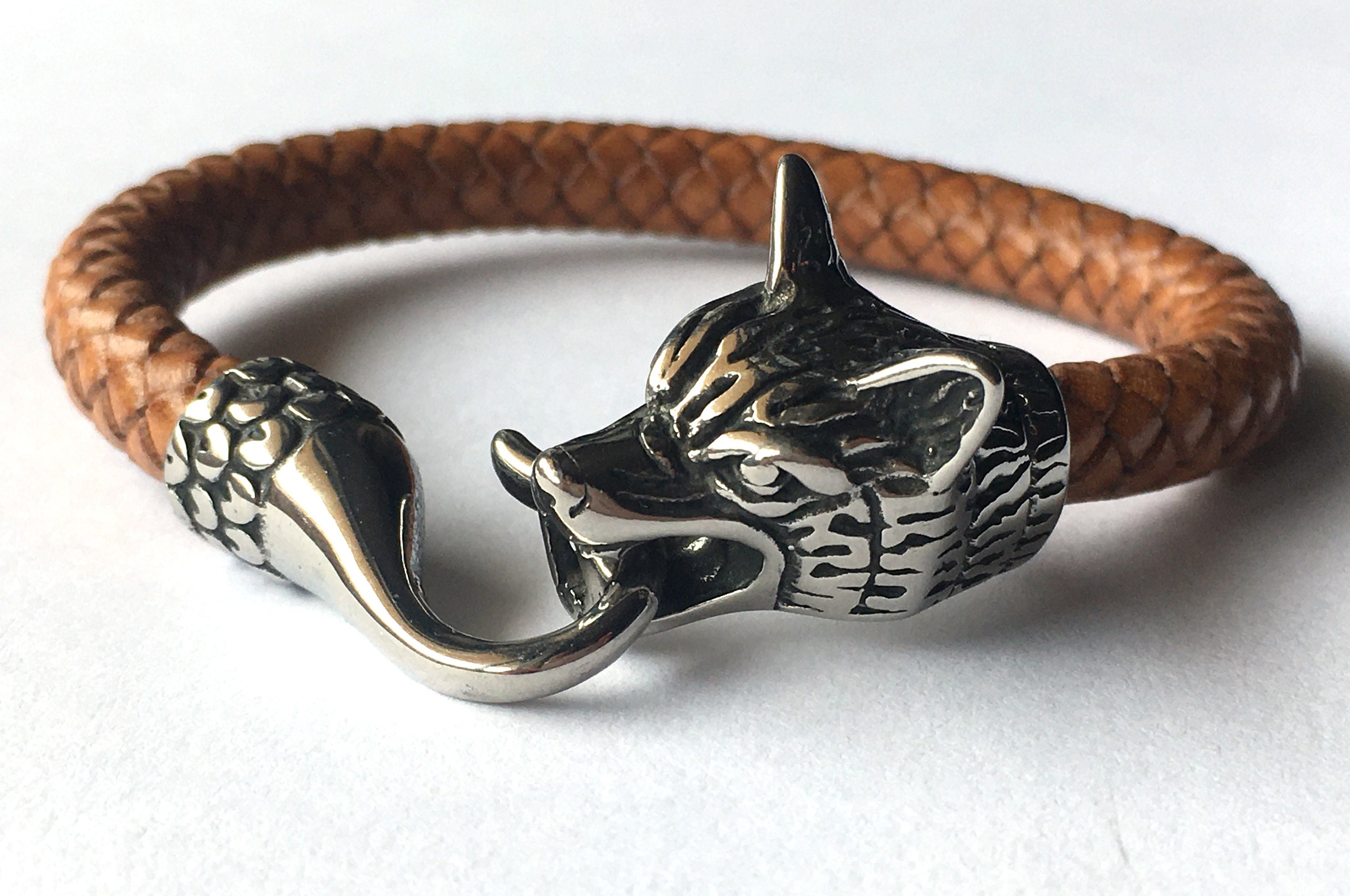 wolf bracelet mens