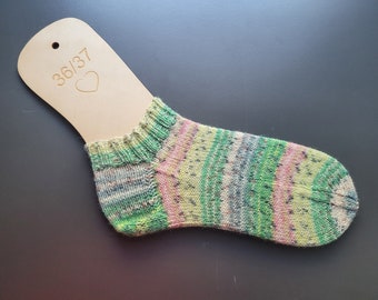 Sneaker-Socken Gr.36 / 37 handgestrickt 4fädig