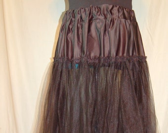 Black Tulle Petticoat