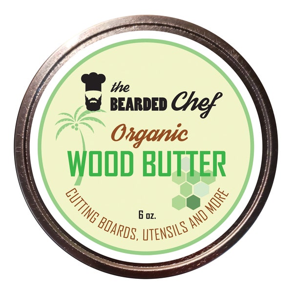 Organic Wood Butter Protect and Restore Butcher Blocks Cutting Boards Utensils Made in the USA Veteran Owned