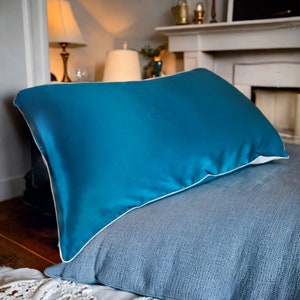 100% mulberry silk pillowcase with tencel underside