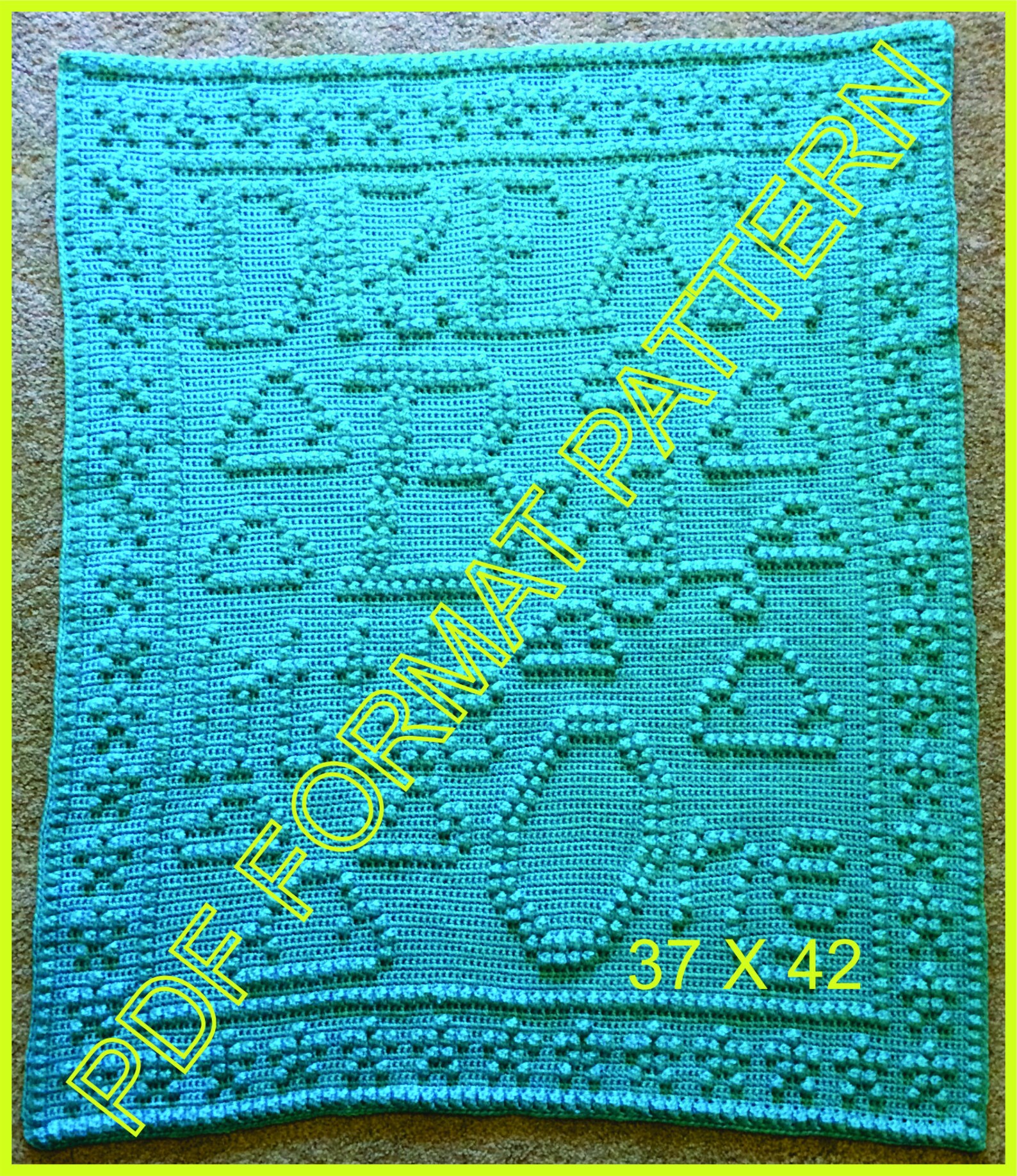 Dream Big Little One Baby Blanket Crochet Pattern PDF Format Pattern Etsy