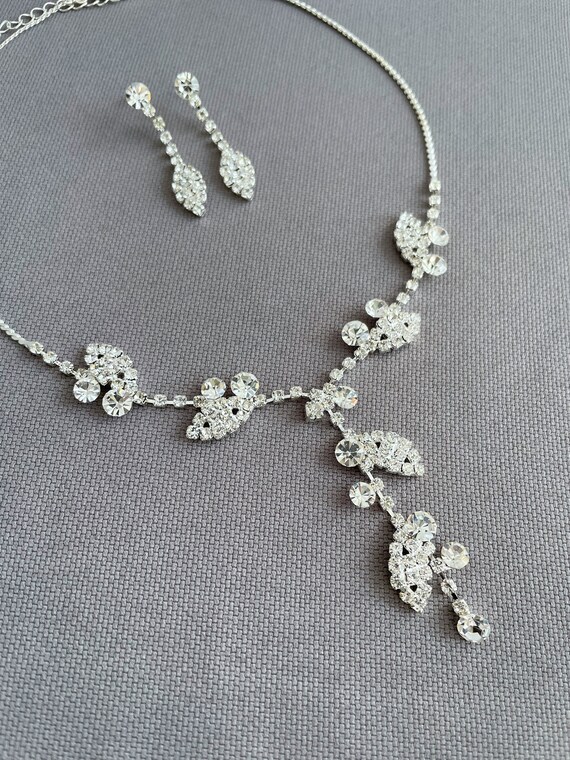 Set Gioielli Sposa Con Perle E Strass Swarovski - Foto 3