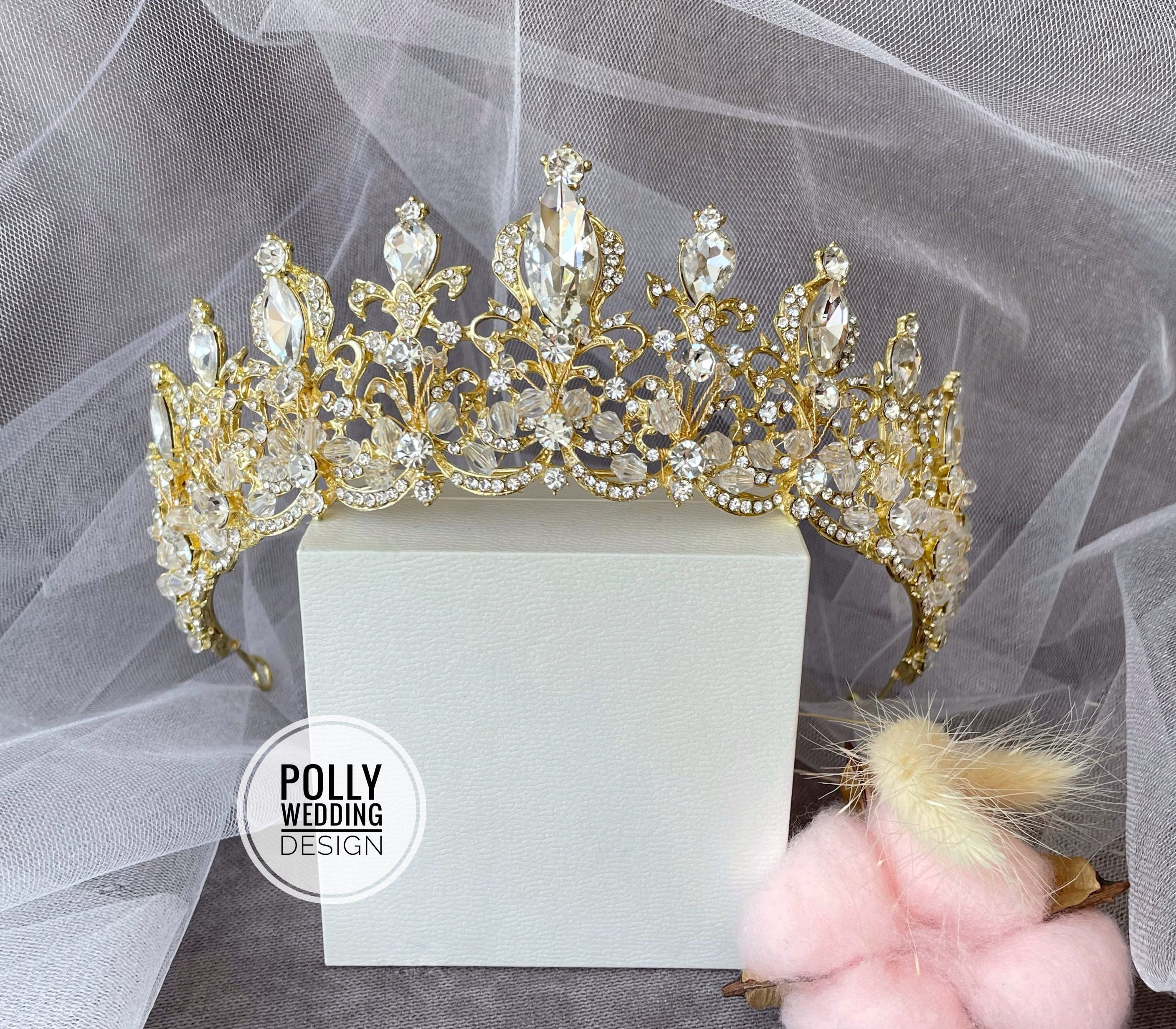 Corona E Sciarpa Per 18 Anni Compleanno - Set Tiara Di Cristallo Per Festa A Tema - Foto 6