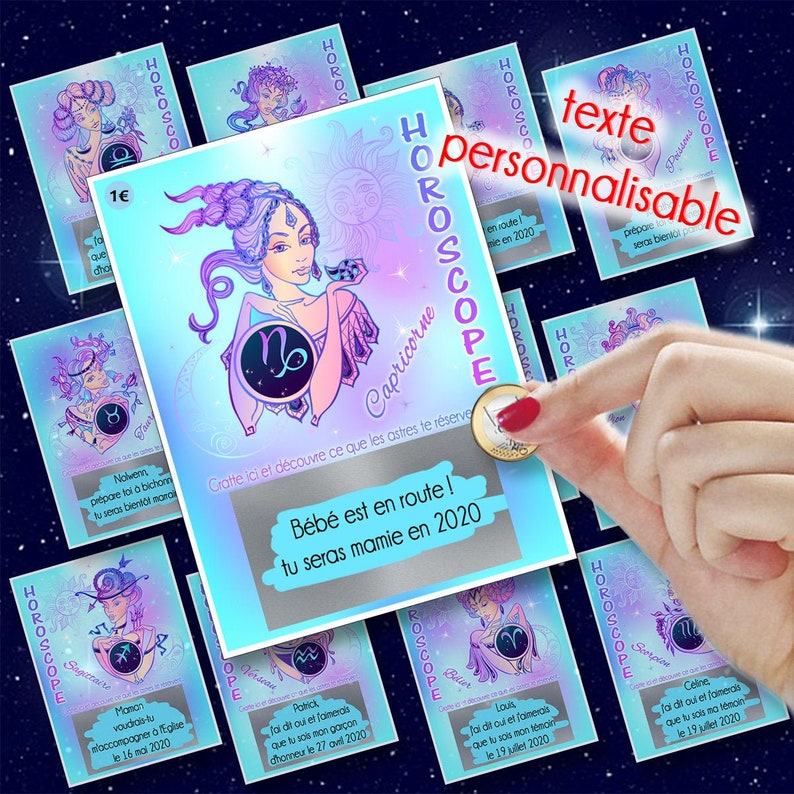 Horoscope Personnalisable Signe Astro Carte U00e0 Gratter Scorpion Annonce Mariage Bapt U00eame Demande T U00e9moin Annonce Grossesse Originale Weddings Announcements Pcpplasticos Co
