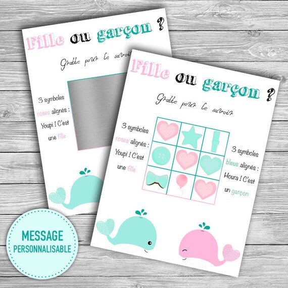 Avoir Images Carte A Gratter Morpion Annonce Sexe Bebe Version Fille Ou Etsy le plus cool par