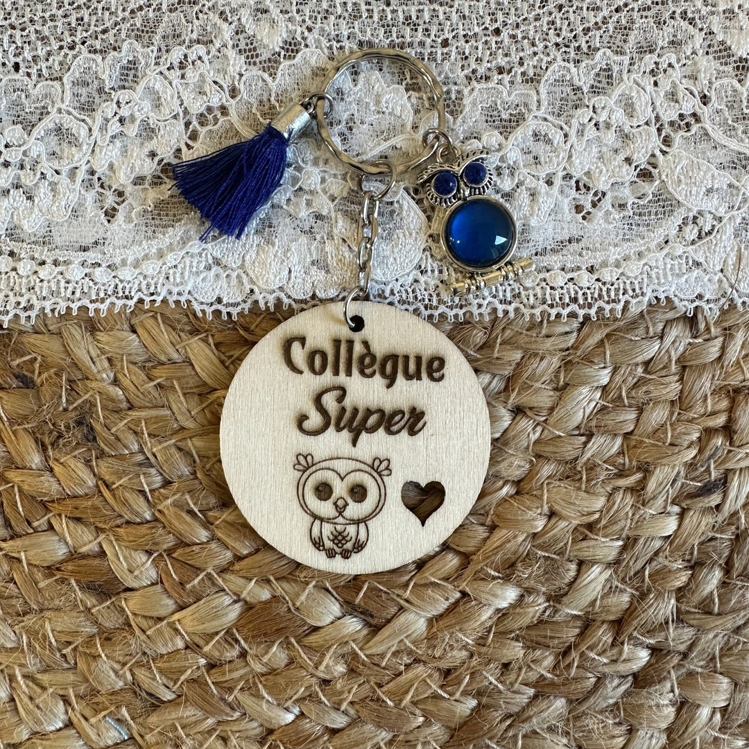 Personalized Key Ring, Free Gift Bag, Personalized Accessory, Colleague ...