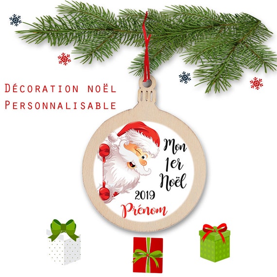 Christmas Decoration My First Christmas Personalisable First Name And Date Christmas Remembrance First Baby Christmas