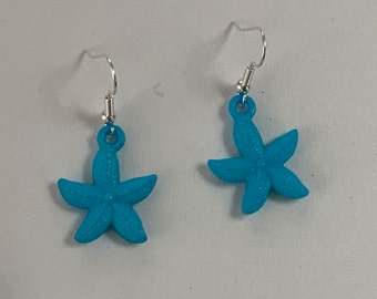 Turquoise Star dangle Earrings