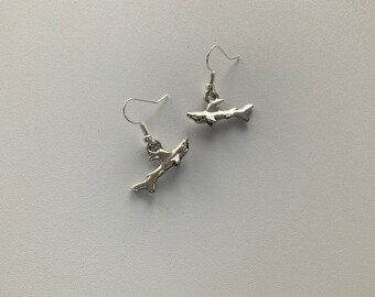 Little Shark Charm Earrings