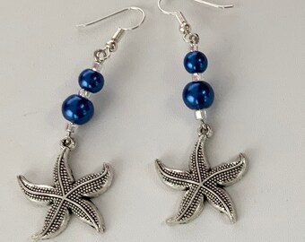 Star Fish Dangly Earrings