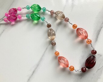 Pretty Colourful Bead Necklace