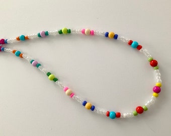 Pretty Colourful Bead Necklace