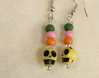 Skull Dangle Earrings