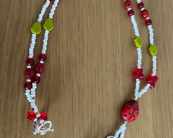 Ladybird Bead Lanyard