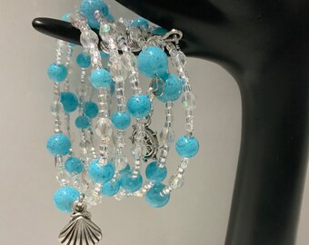 Blue Seaside Memory Bracelet