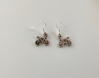 Bicycle Charm Earrings