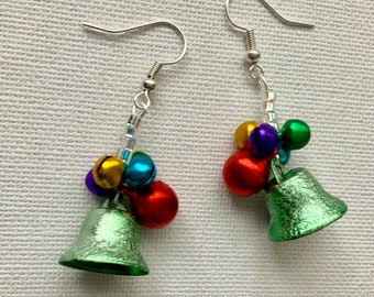 Christmas Bells Dangle Earrings
