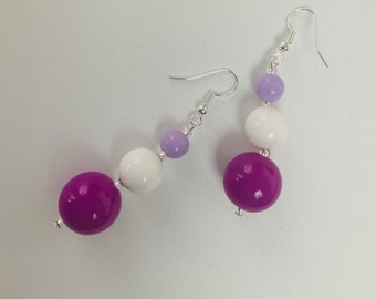 Bright Beaded Earrings