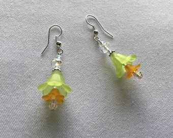 Flower earrings