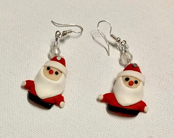 Christmas Santa Dangle Earrings