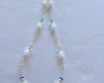 Christmas angel beaded spectacle chain