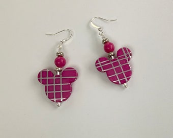 Pink Dangle Earrings
