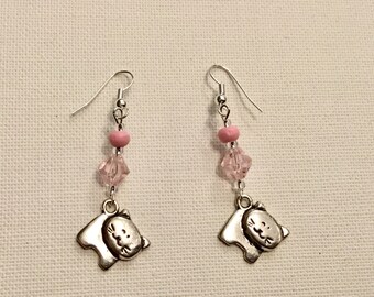 Cat Charm Earrings
