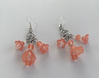 Dangly Flower Earrings