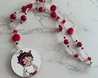 Betty Boop Picture Pendant