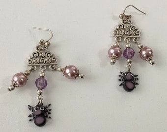 Little Spider Dangle Earrings