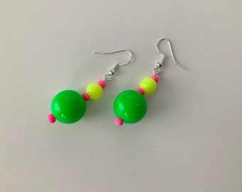 Bright Bead Earrings