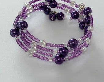 Purple Memory Bracelet