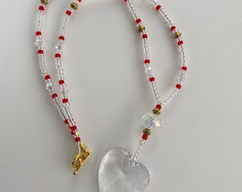 Large Heart Pendant Necklace