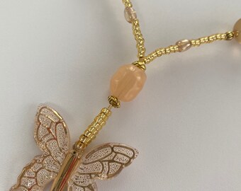 Pretty Butterfly Pendant Necklace