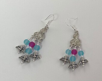 Dangly Bee Earrings