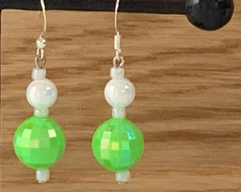 Disco Ball Dangly Earrings