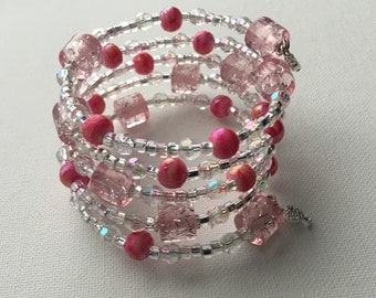 Pretty Pink Memory Bracelet