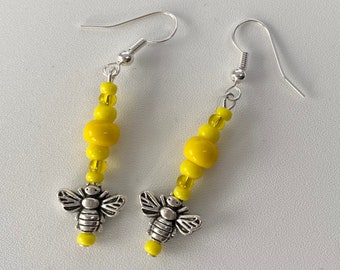Bee Dangly Earrings