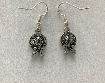 Little Hat Charm Earrings