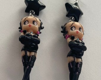 Betty Boop Dangly Earrings