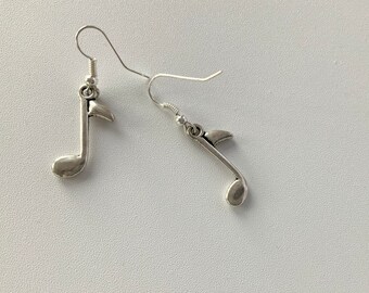Musical Note Charms Earrings
