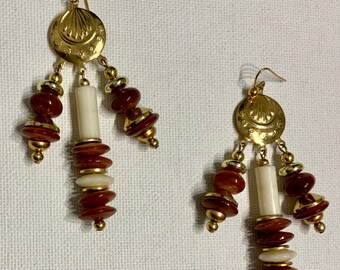 Beaded Dangly Earrings